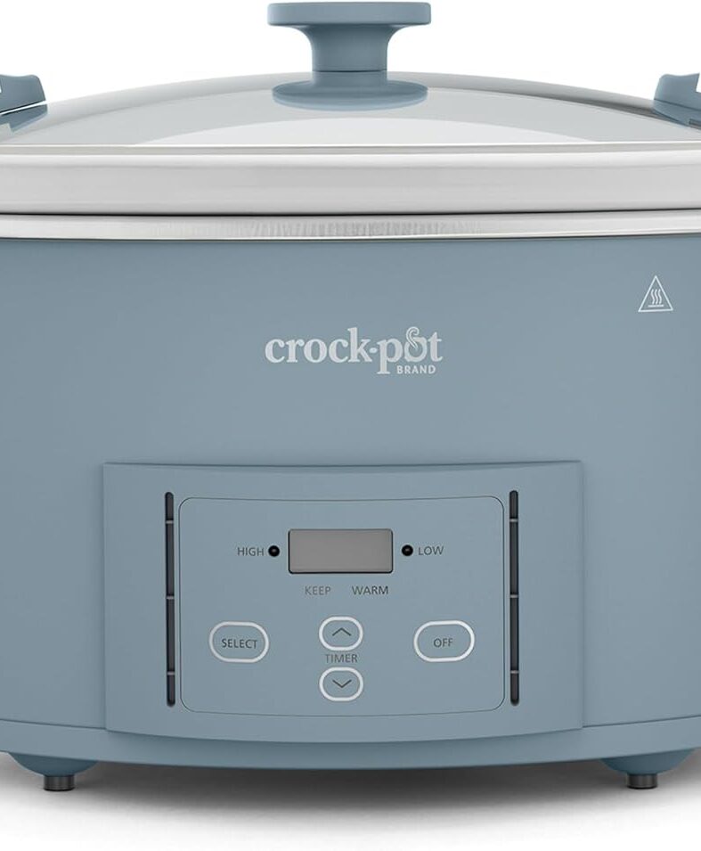 Crock-Pot® Design Series 7-Quart Programmable Slow Cooker, Morning Haze Blue
