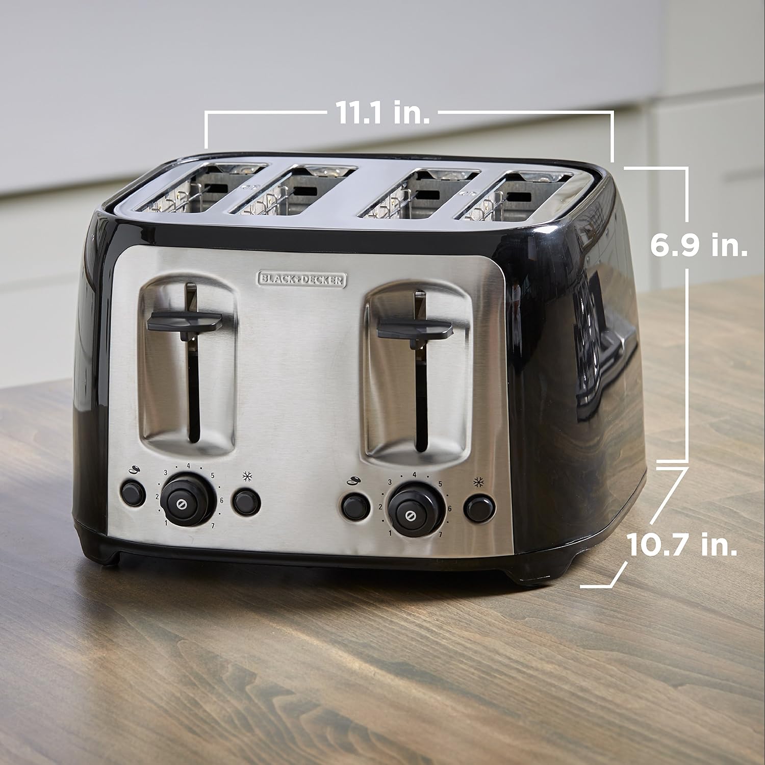 BLACK+DECKER 4-Slice Toaster with Extra-Wide Slots - Image 6