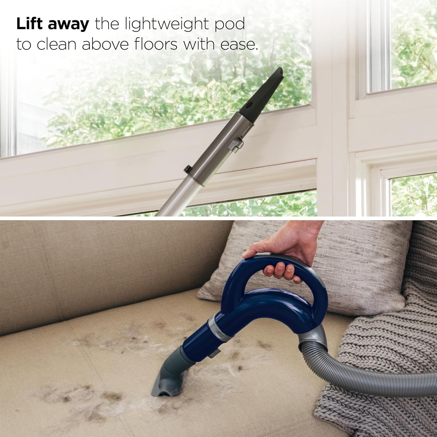 Shark Navigator Lift-Away Vacuum, HEPA, Carpet and Pet Hair, Blue, NV360 - Image 6