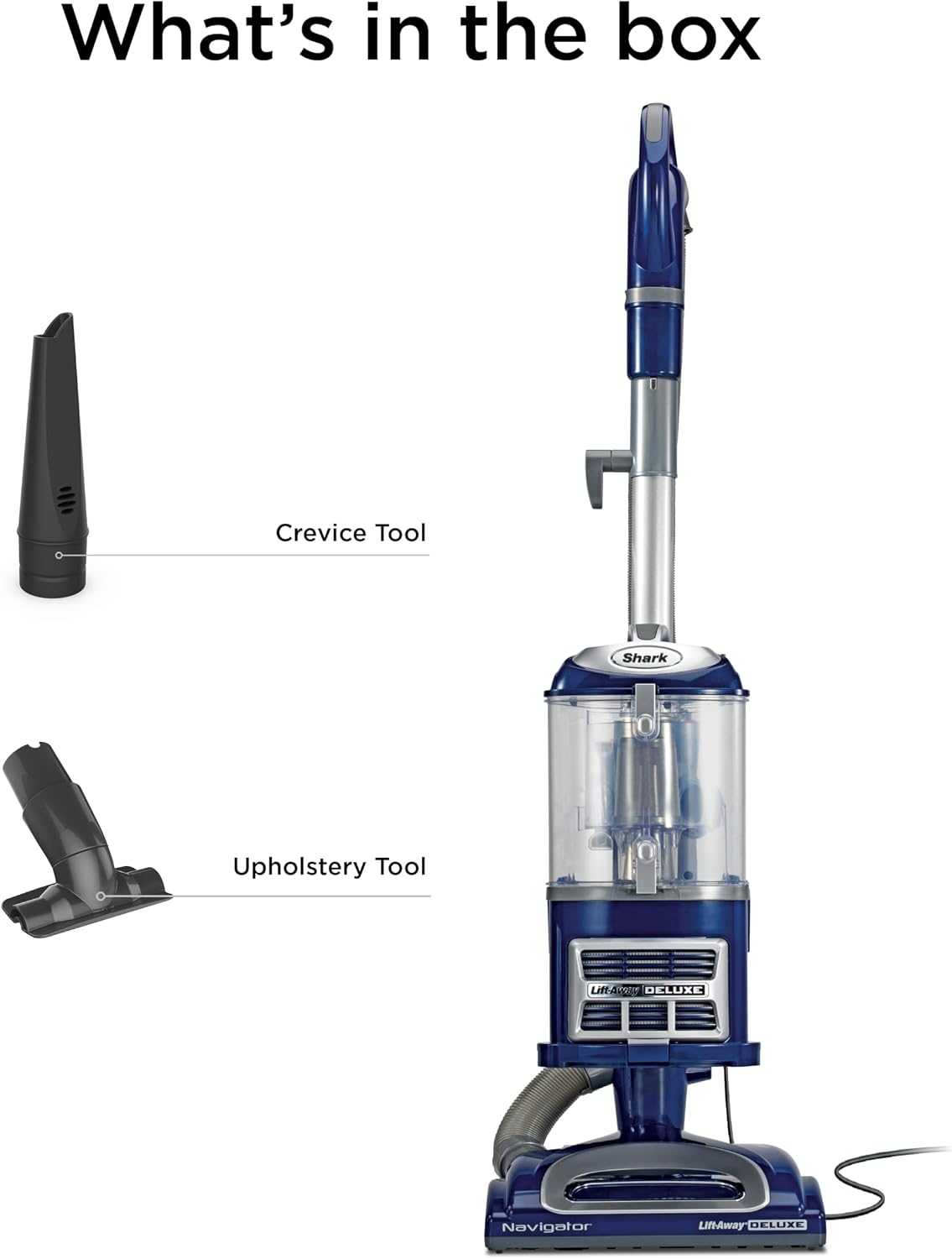 Shark Navigator Lift-Away Vacuum, HEPA, Carpet and Pet Hair, Blue, NV360 - Image 9